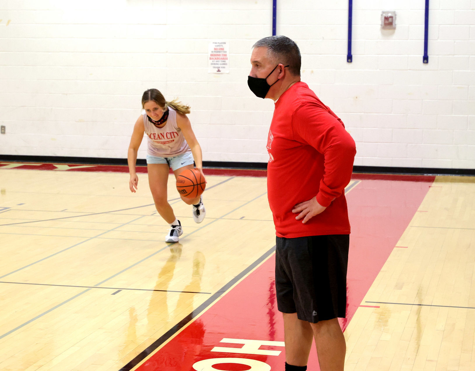 Ocean City Hoops practice